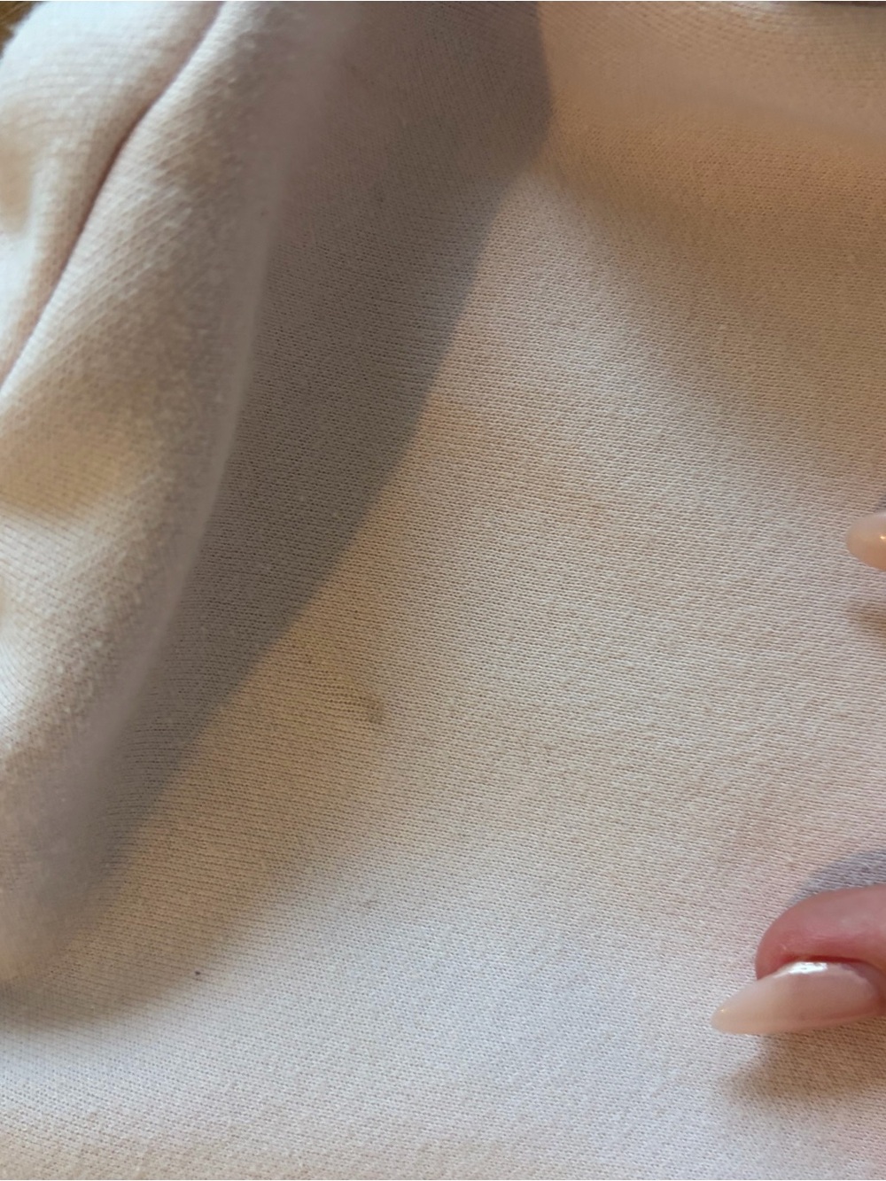 SKIMS Light Beige Hoodie Sweatshirt - Picture 4 of 4